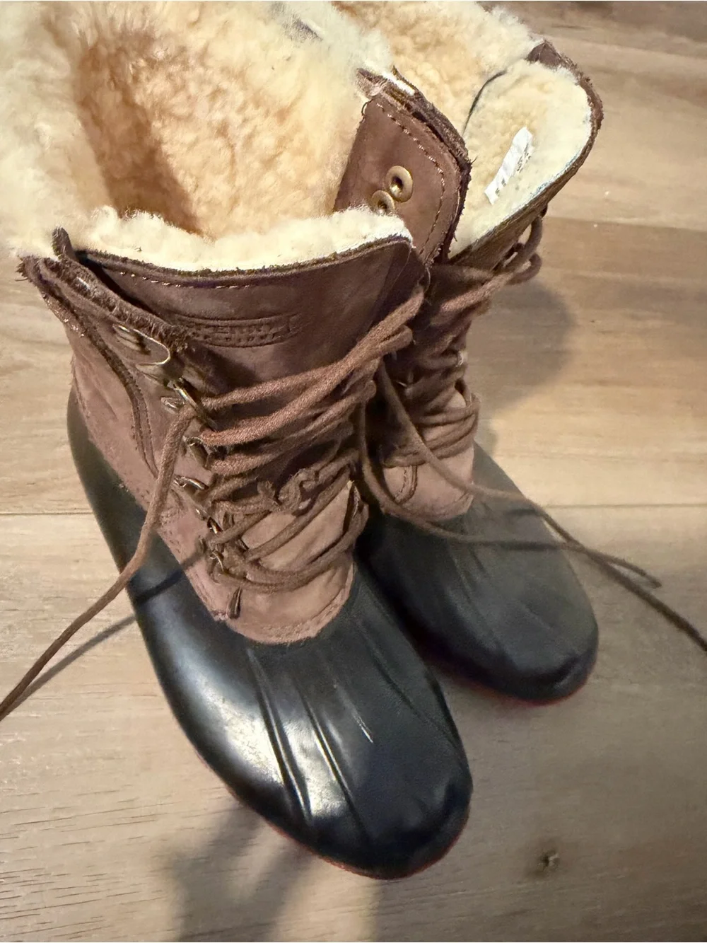 Sperry winter duck boots women’s size 8